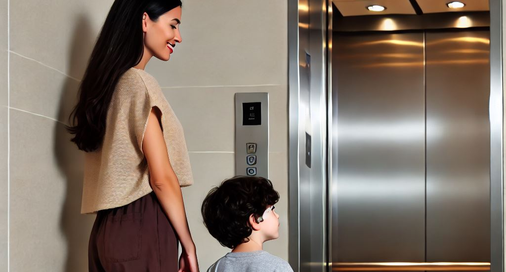 RESIDENTIAL ELEVATOR MOTHER CHILD STRATA