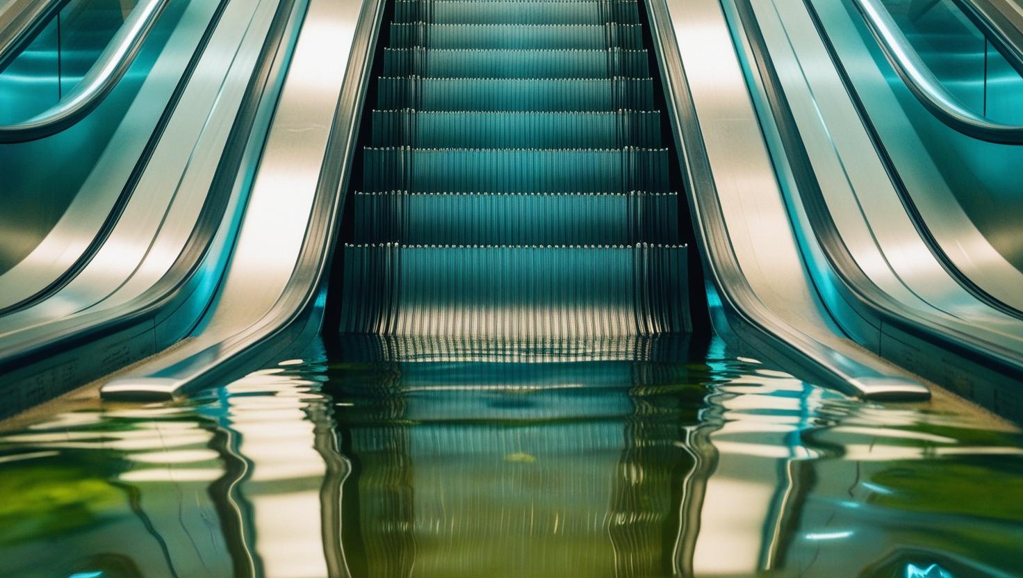 Water Damaged Escalator